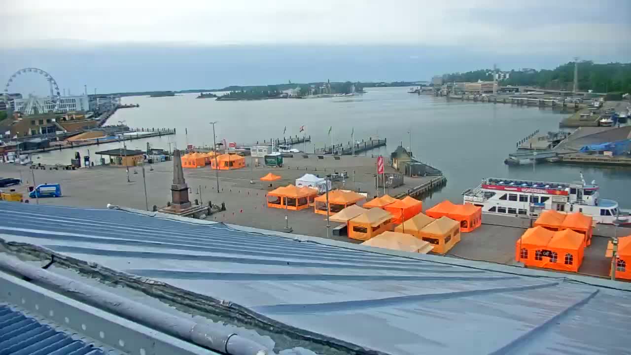 Helsinki Port & City from South Harbour Live Cam - Katajanokka, Helsinki, Uusimaa, Finland