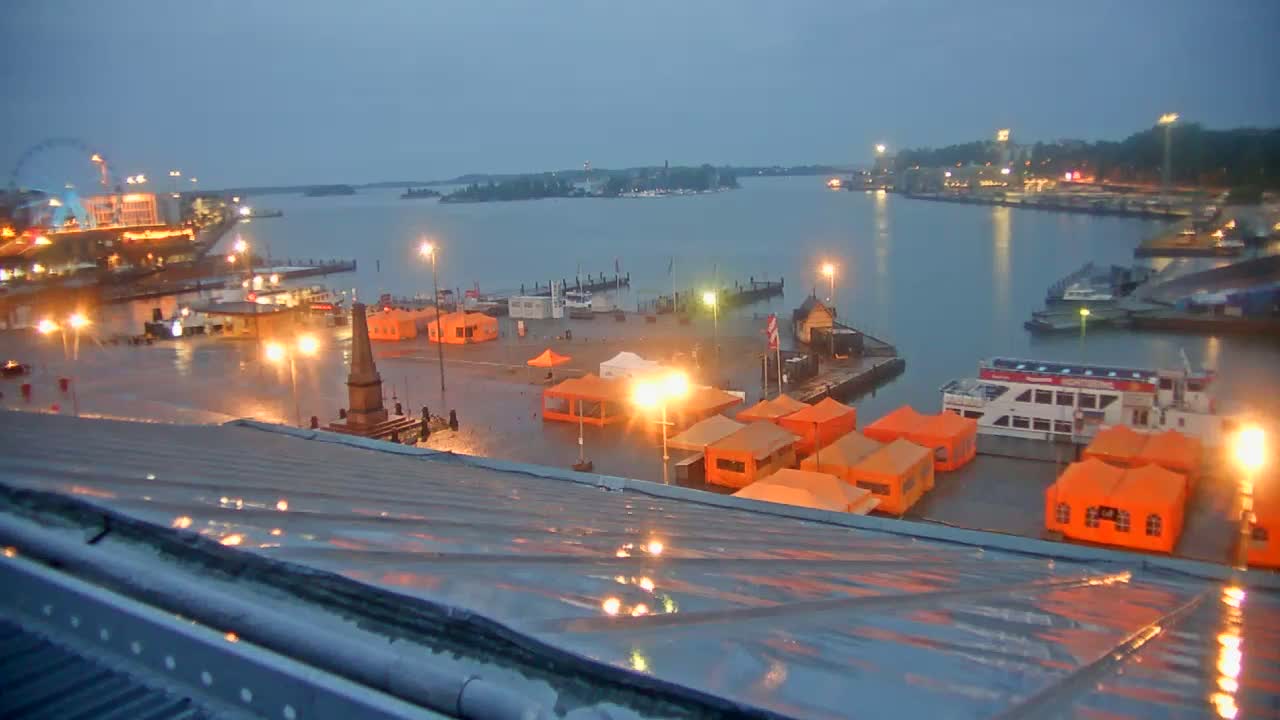 Helsinki Port & City from South Harbour Live Cam - Katajanokka, Helsinki, Uusimaa, Finland