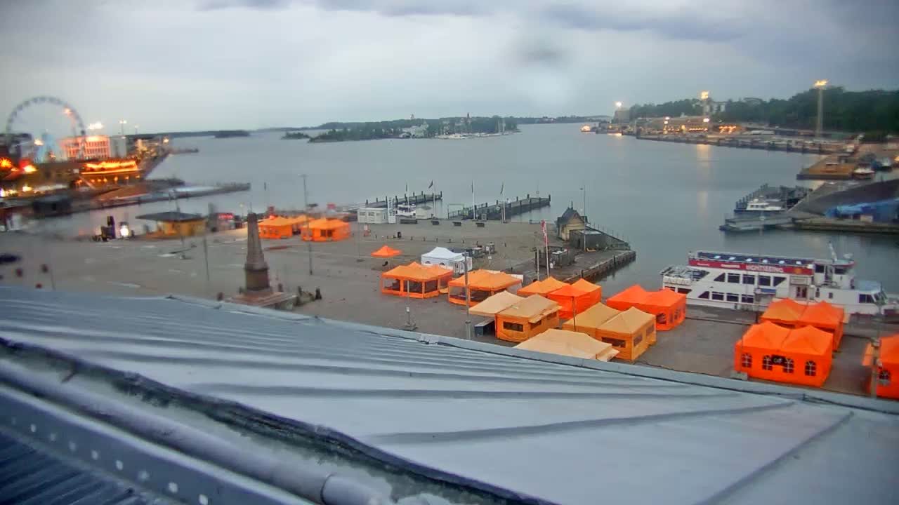 Helsinki Port & City from South Harbour Live Cam - Katajanokka, Helsinki, Uusimaa, Finland