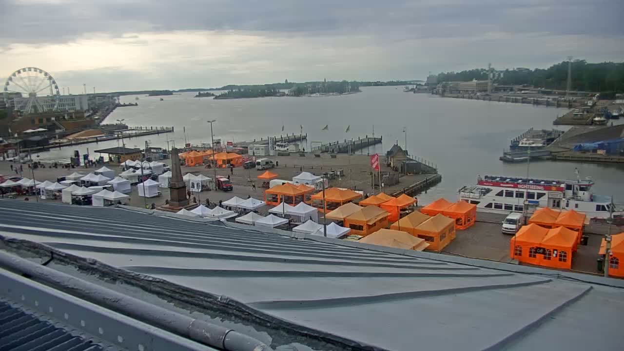 Helsinki Port & City from South Harbour Live Cam - Katajanokka, Helsinki, Uusimaa, Finland