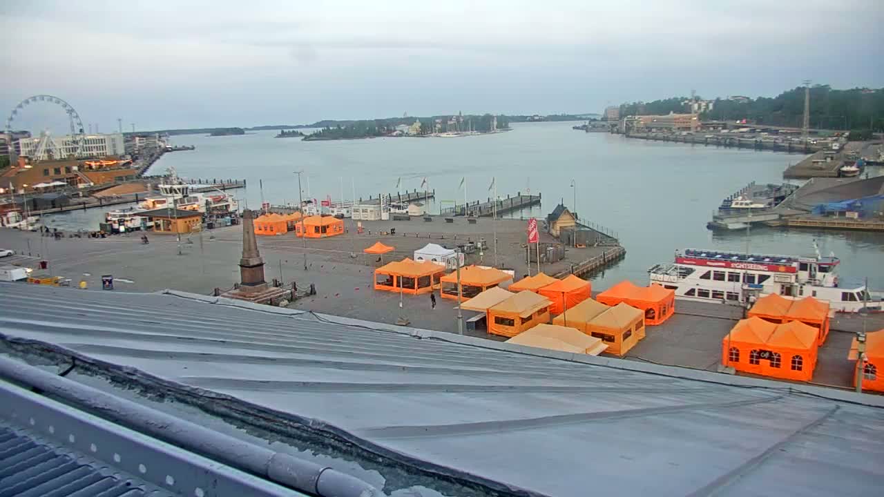 Helsinki Port & City from South Harbour Live Cam - Katajanokka, Helsinki, Uusimaa, Finland