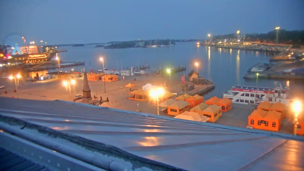 Helsinki Port & City from South Harbour Live Cam - Katajanokka, Helsinki, Uusimaa, Finland