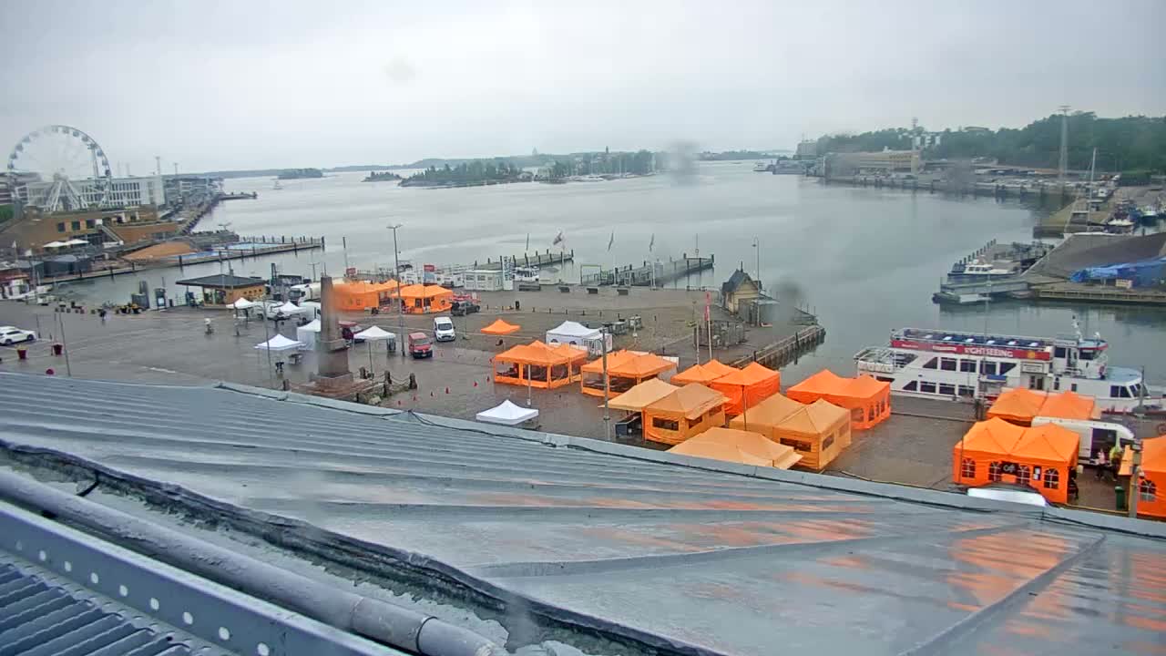 Helsinki Port & City from South Harbour Live Cam - Katajanokka, Helsinki, Uusimaa, Finland