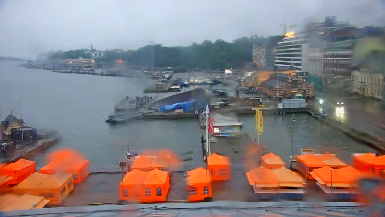 Helsinki Port & City from South Harbour Live Cam - Katajanokka, Helsinki, Uusimaa, Finland