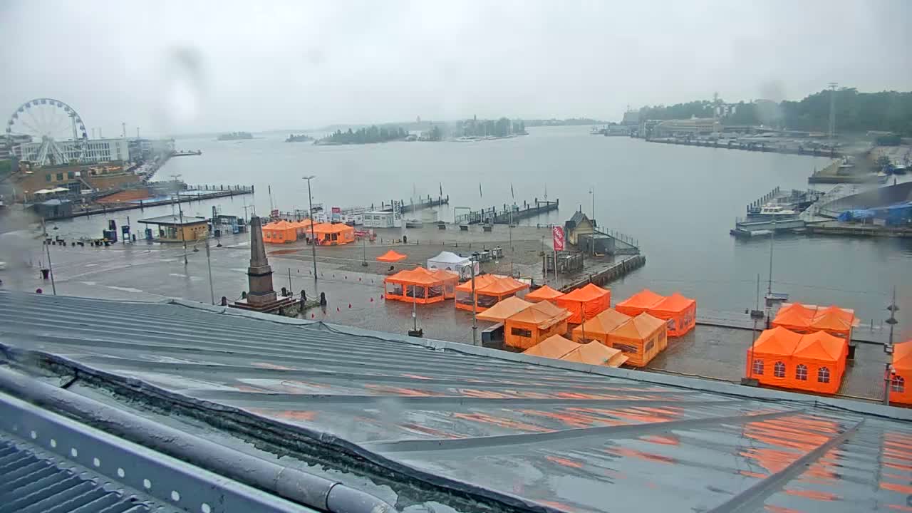 Helsinki Port & City from South Harbour Live Cam - Katajanokka, Helsinki, Uusimaa, Finland
