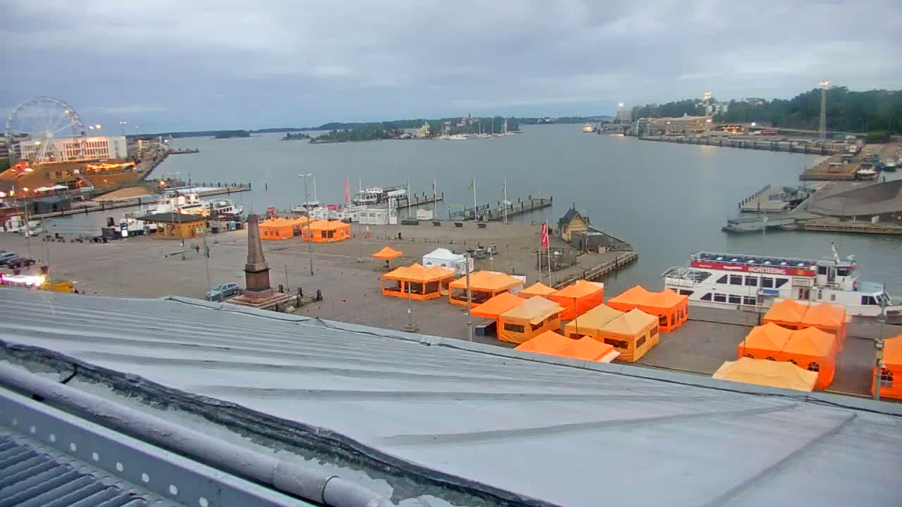 Helsinki Port & City from South Harbour Live Cam - Katajanokka, Helsinki, Uusimaa, Finland