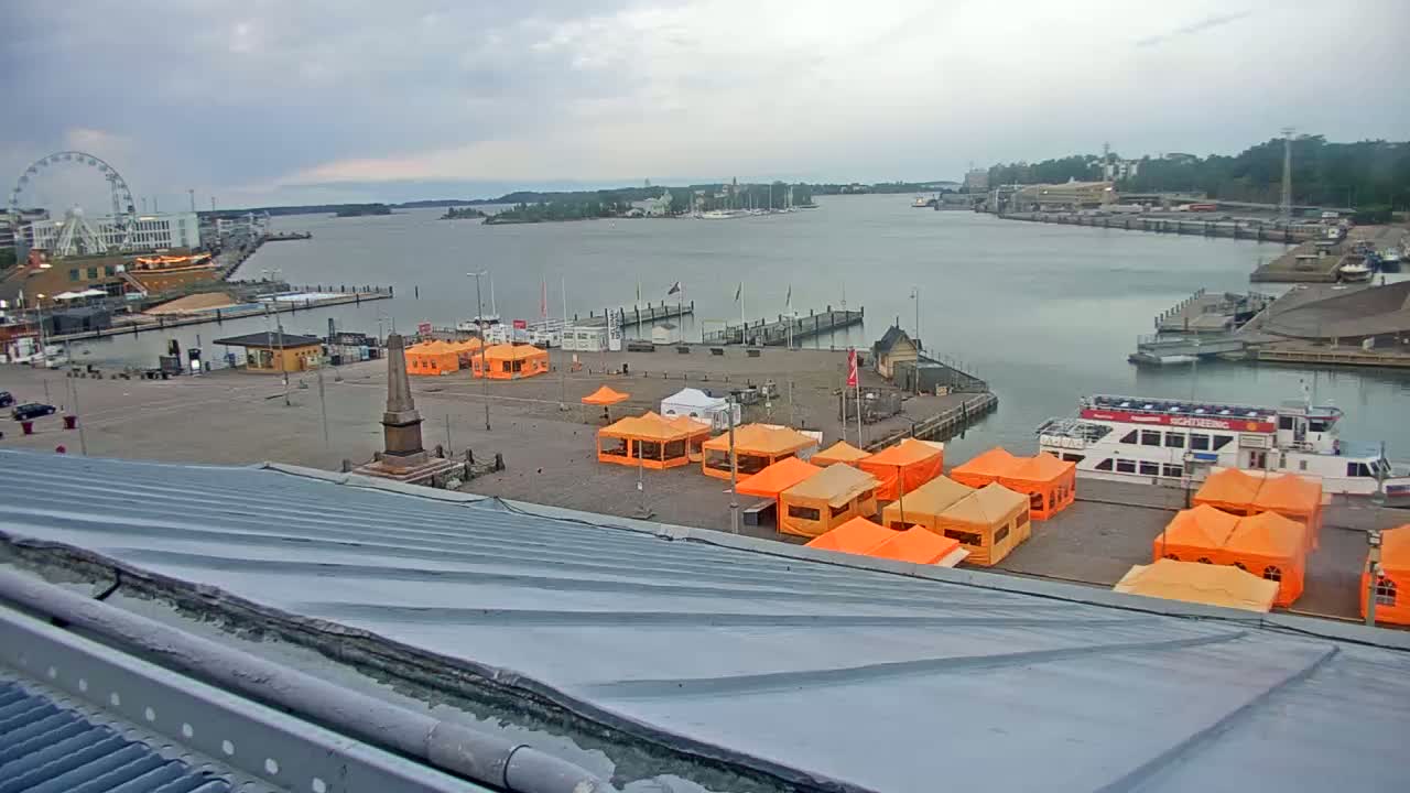 Helsinki Port & City from South Harbour Live Cam - Katajanokka, Helsinki, Uusimaa, Finland
