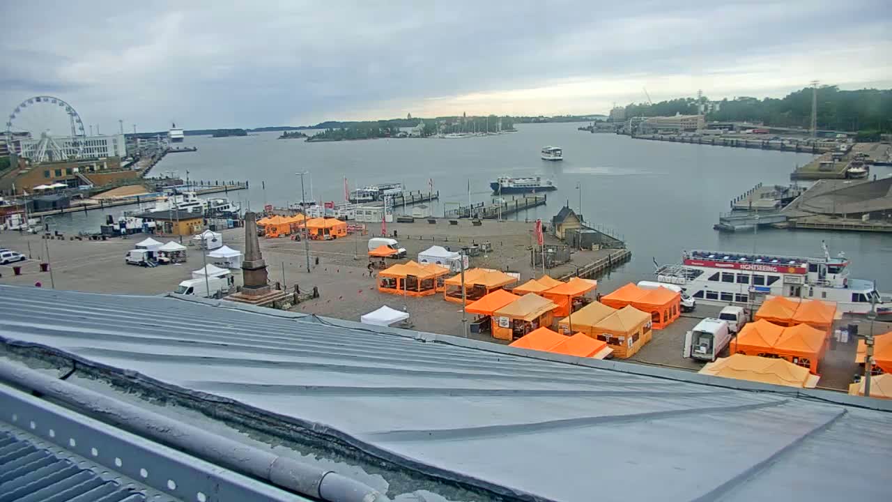 Helsinki Port & City from South Harbour Live Cam - Katajanokka, Helsinki, Uusimaa, Finland