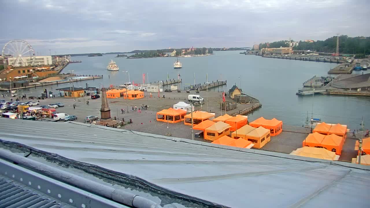 Helsinki Port & City from South Harbour Live Cam - Katajanokka, Helsinki, Uusimaa, Finland
