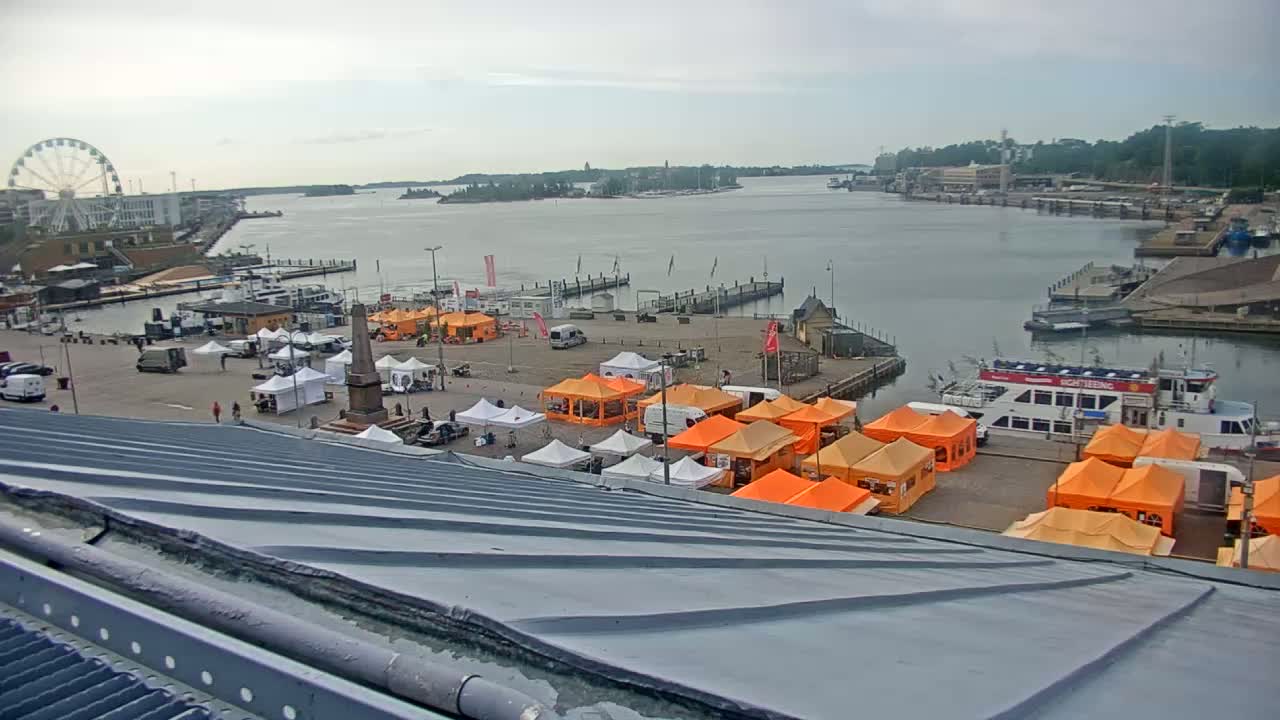 Helsinki Port & City from South Harbour Live Cam - Katajanokka, Helsinki, Uusimaa, Finland