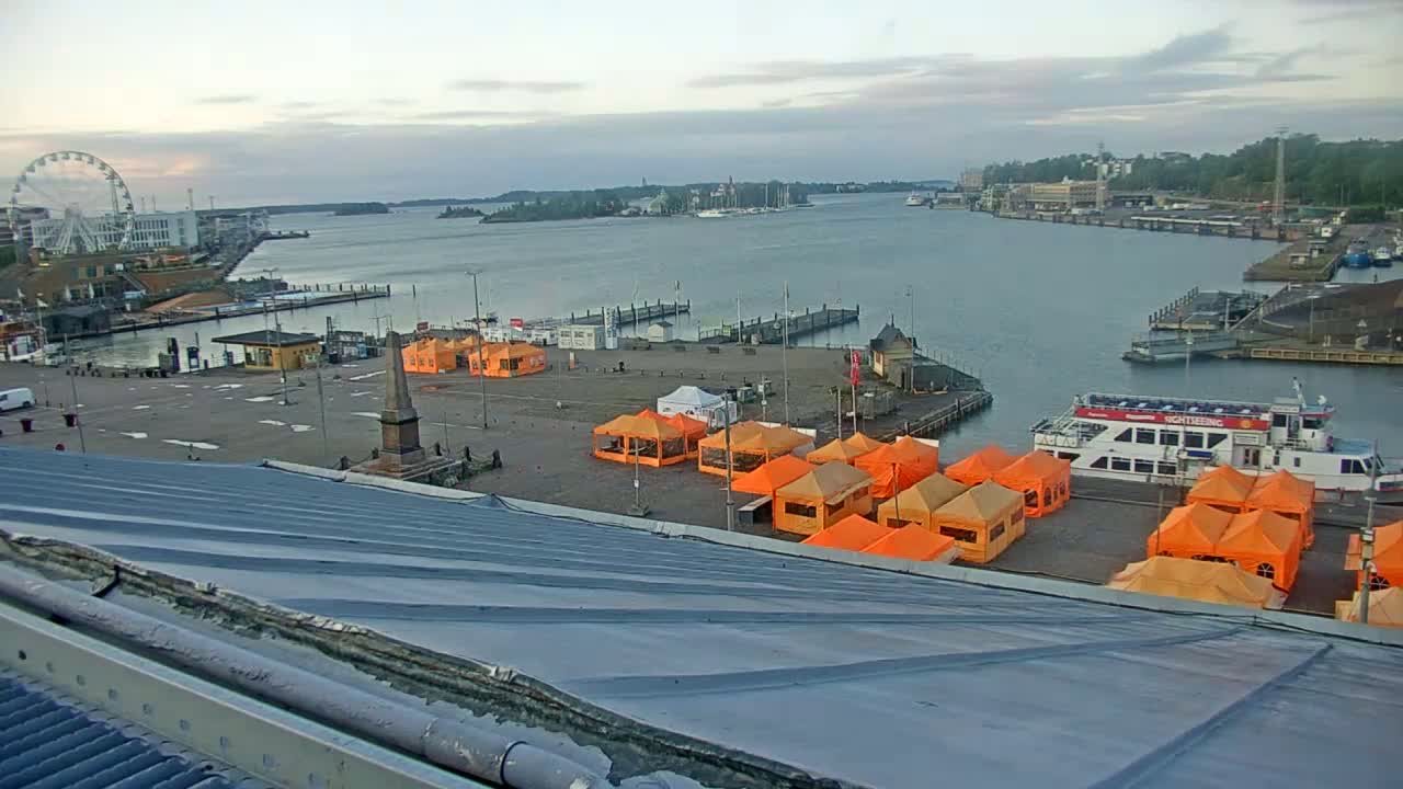 Helsinki Port & City from South Harbour Live Cam - Katajanokka, Helsinki, Uusimaa, Finland