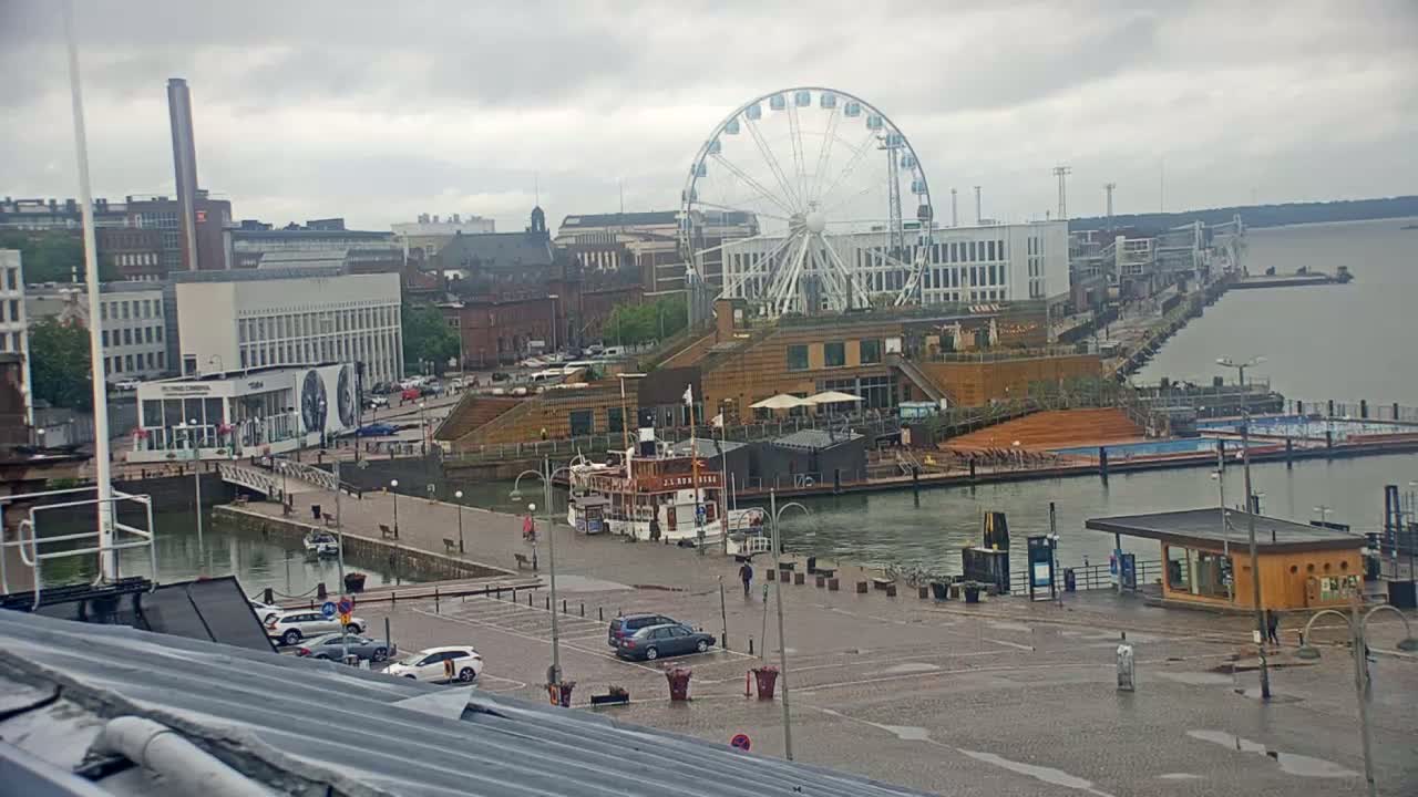 Helsinki Port & City from South Harbour Live Cam - Katajanokka, Helsinki, Uusimaa, Finland