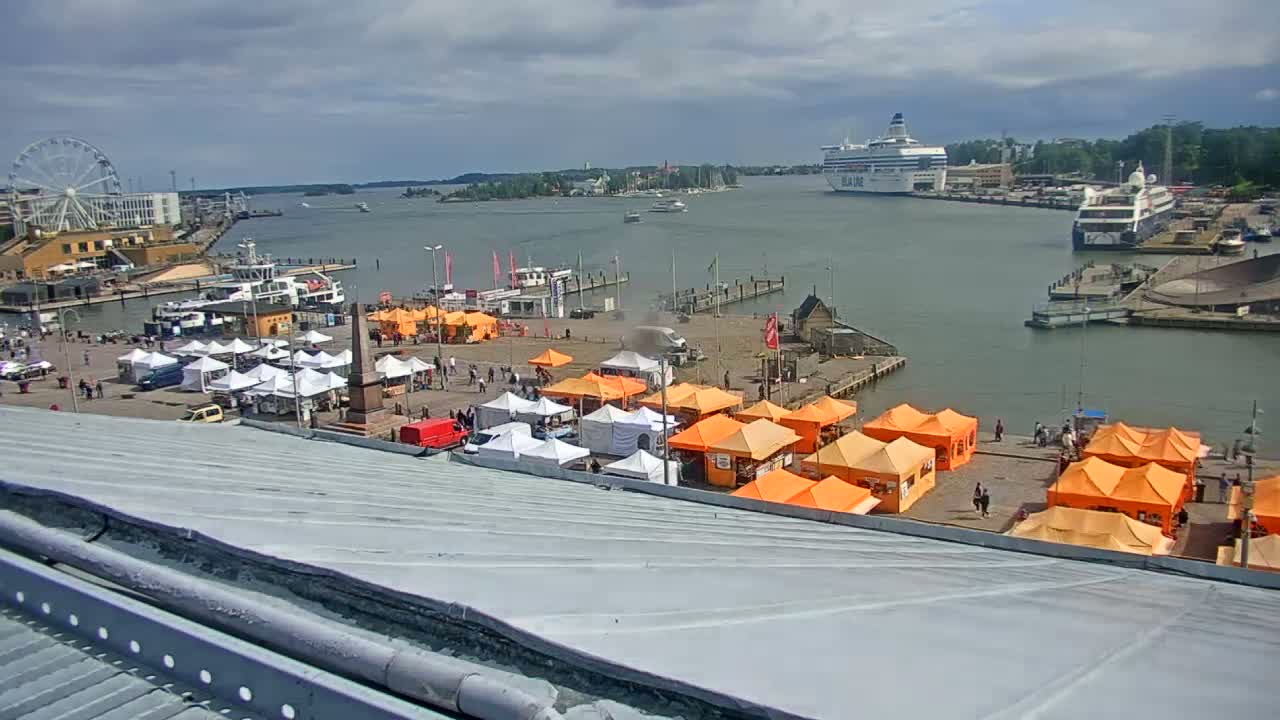 Helsinki Port & City from South Harbour Live Cam - Katajanokka, Helsinki, Uusimaa, Finland