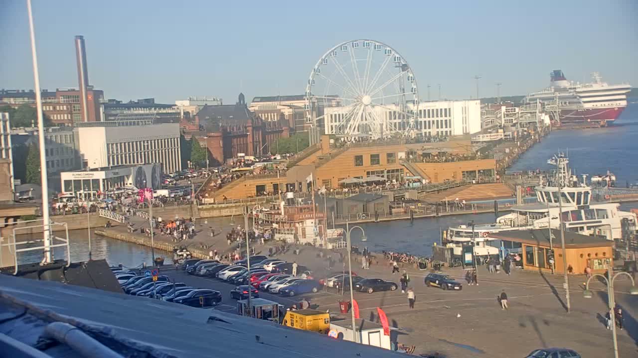 Helsinki Port & City from South Harbour Live Cam - Katajanokka, Helsinki, Uusimaa, Finland