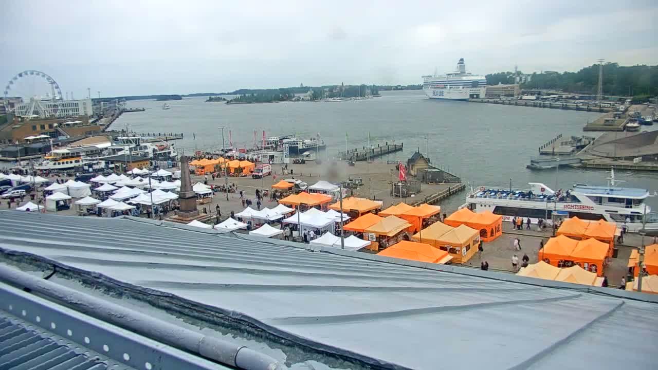 Helsinki Port & City from South Harbour Live Cam - Katajanokka, Helsinki, Uusimaa, Finland