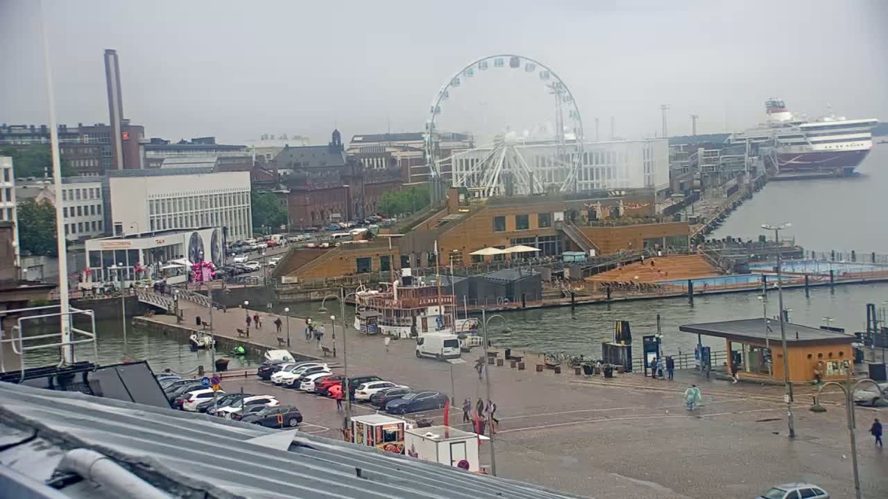 Helsinki Port & City from South Harbour Live Cam - Katajanokka, Helsinki, Uusimaa, Finland