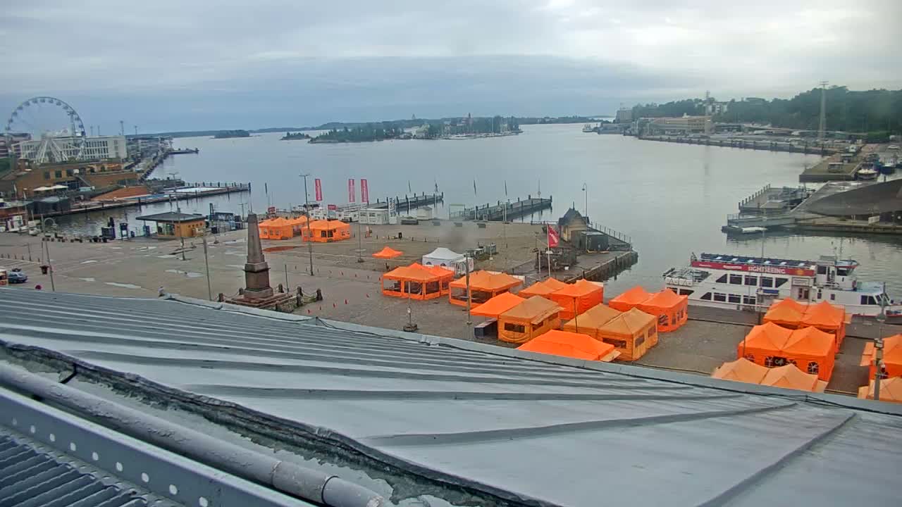 Helsinki Port & City from South Harbour Live Cam - Katajanokka, Helsinki, Uusimaa, Finland