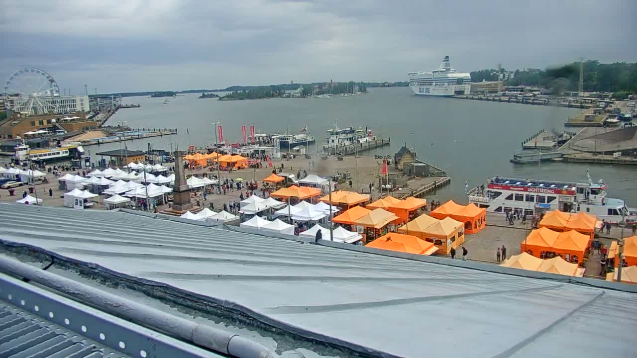Helsinki Port & City from South Harbour Live Cam - Katajanokka, Helsinki, Uusimaa, Finland