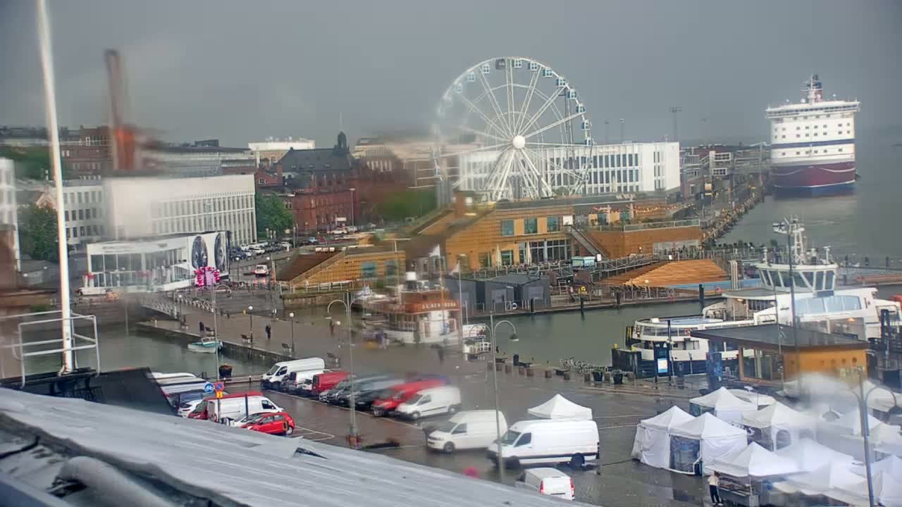 Helsinki Port & City from South Harbour Live Cam - Katajanokka, Helsinki, Uusimaa, Finland