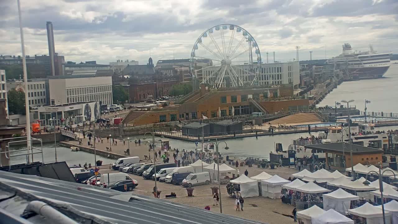 Helsinki Port & City from South Harbour Live Cam - Katajanokka, Helsinki, Uusimaa, Finland