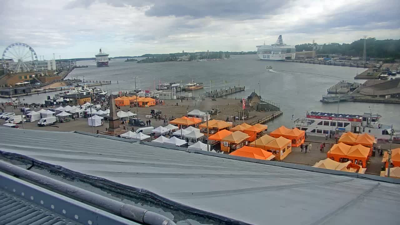 Helsinki Port & City from South Harbour Live Cam - Katajanokka, Helsinki, Uusimaa, Finland