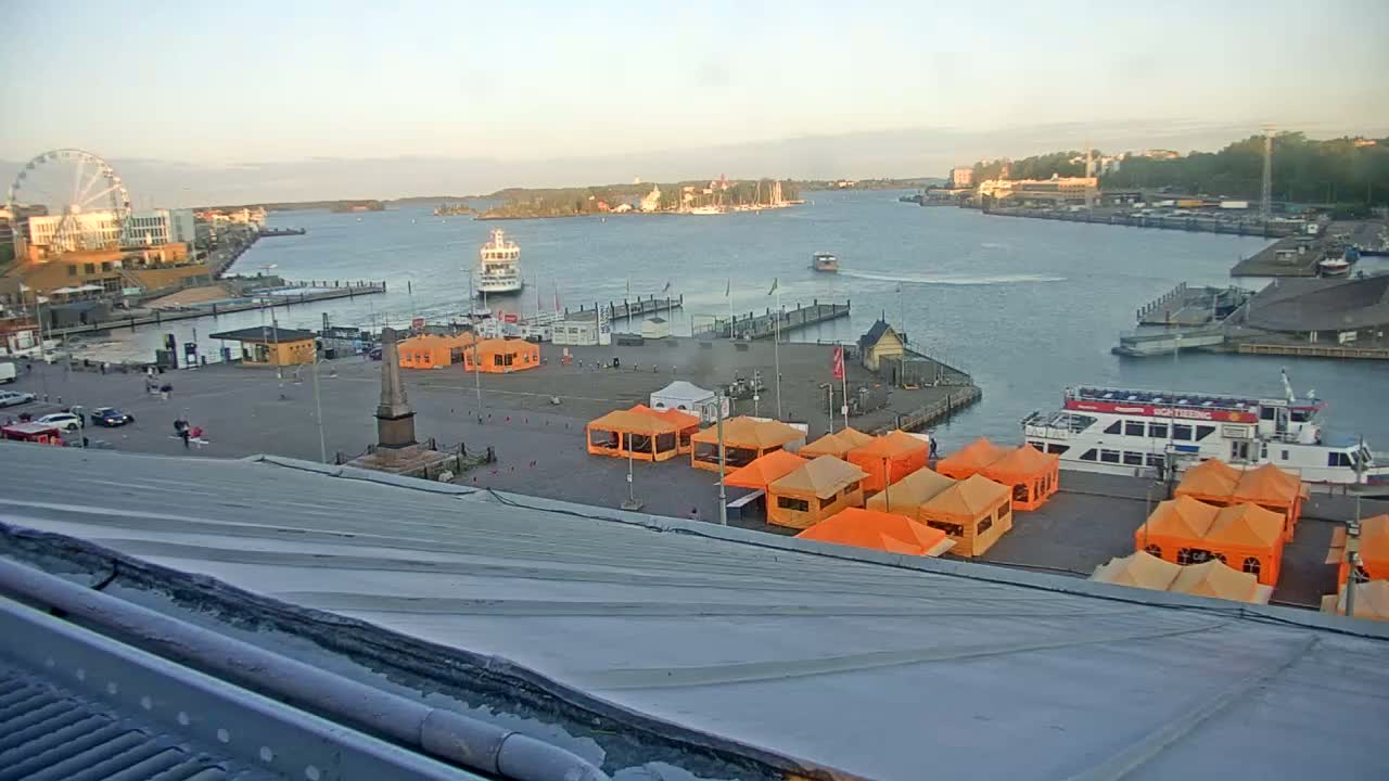 Helsinki Port & City from South Harbour Live Cam - Katajanokka, Helsinki, Uusimaa, Finland