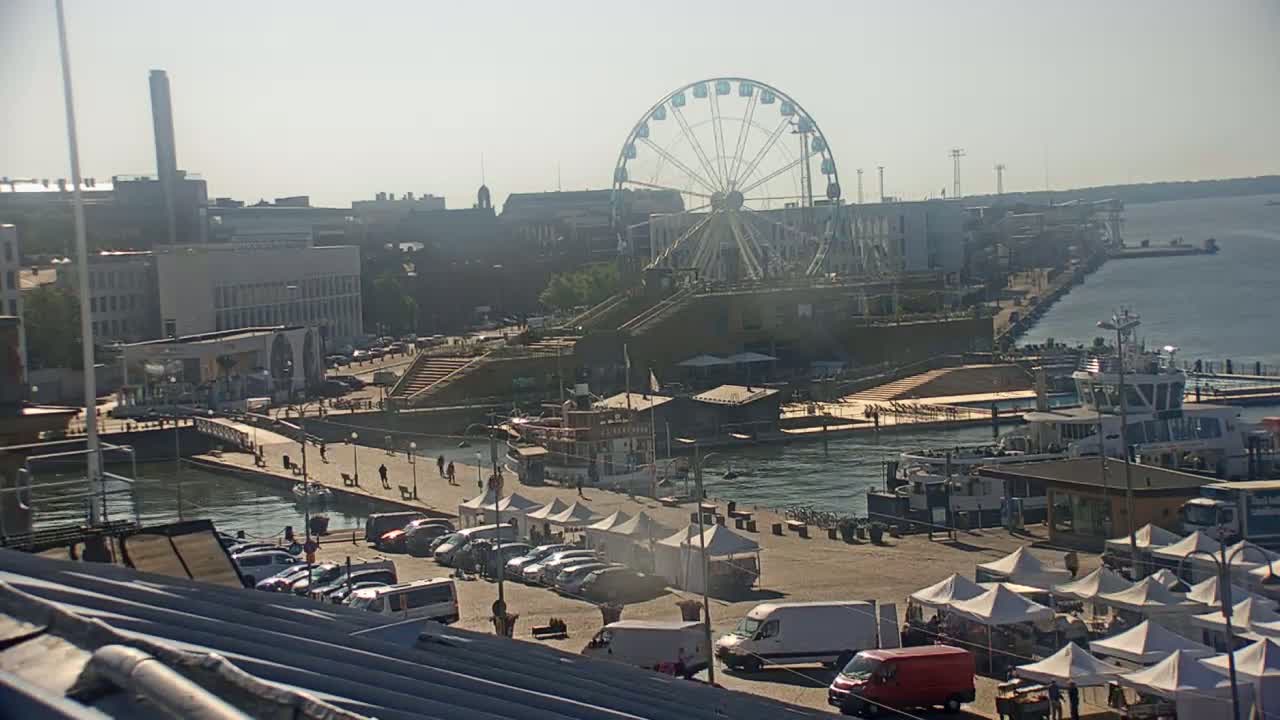 Helsinki Port & City from South Harbour Live Cam - Katajanokka, Helsinki, Uusimaa, Finland