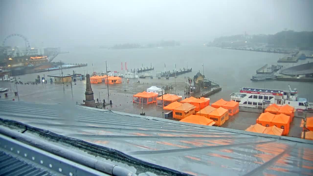 Helsinki Port & City from South Harbour Live Cam - Katajanokka, Helsinki, Uusimaa, Finland