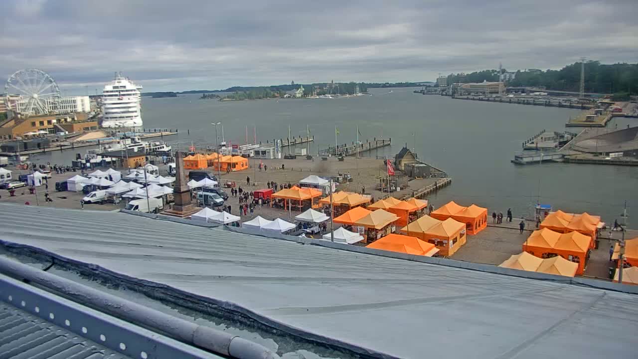 Helsinki Port & City from South Harbour Live Cam - Katajanokka, Helsinki, Uusimaa, Finland
