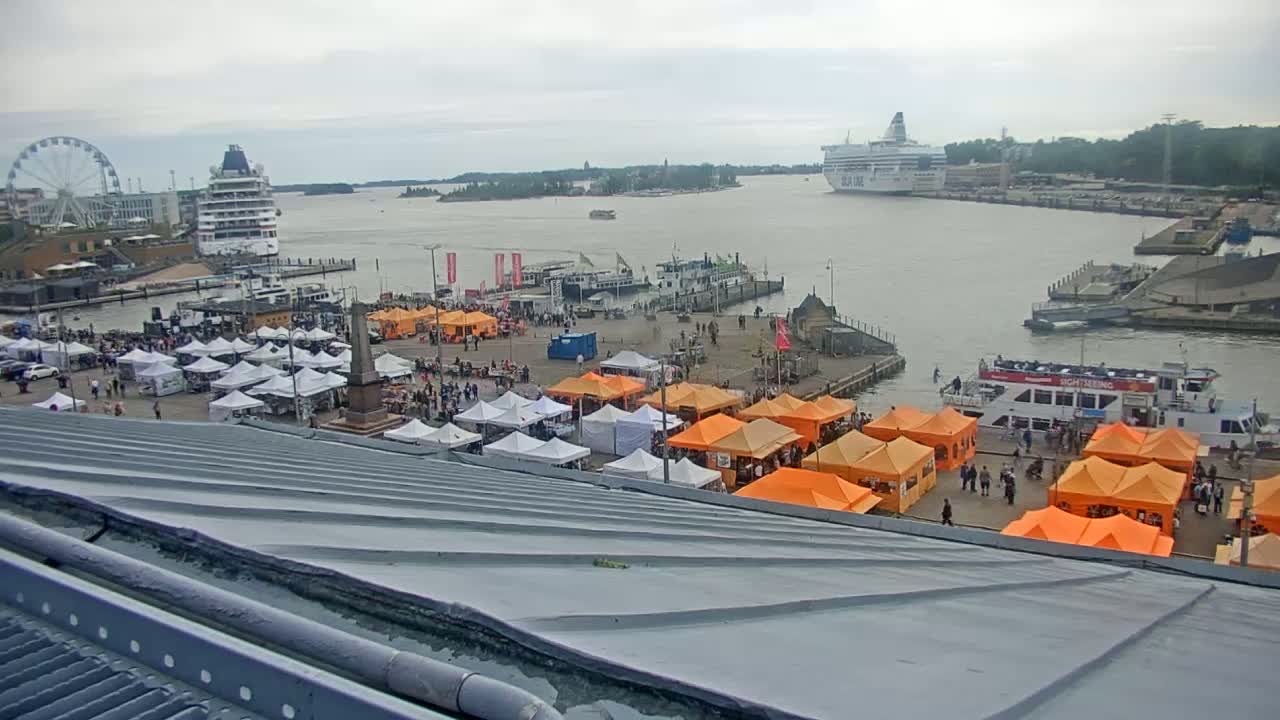 Helsinki Port & City from South Harbour Live Cam - Katajanokka, Helsinki, Uusimaa, Finland