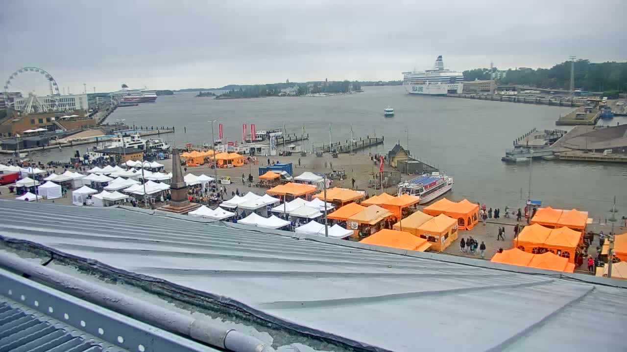 Helsinki Port & City from South Harbour Live Cam - Katajanokka, Helsinki, Uusimaa, Finland