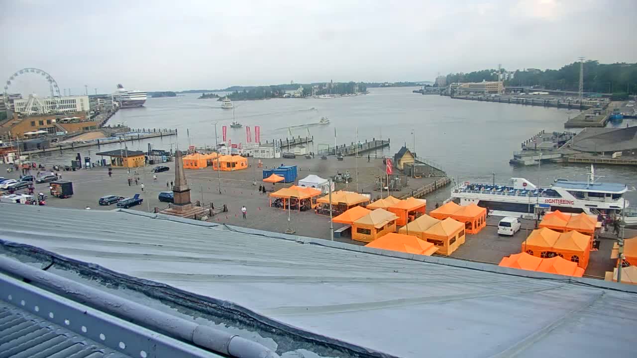 Helsinki Port & City from South Harbour Live Cam - Katajanokka, Helsinki, Uusimaa, Finland