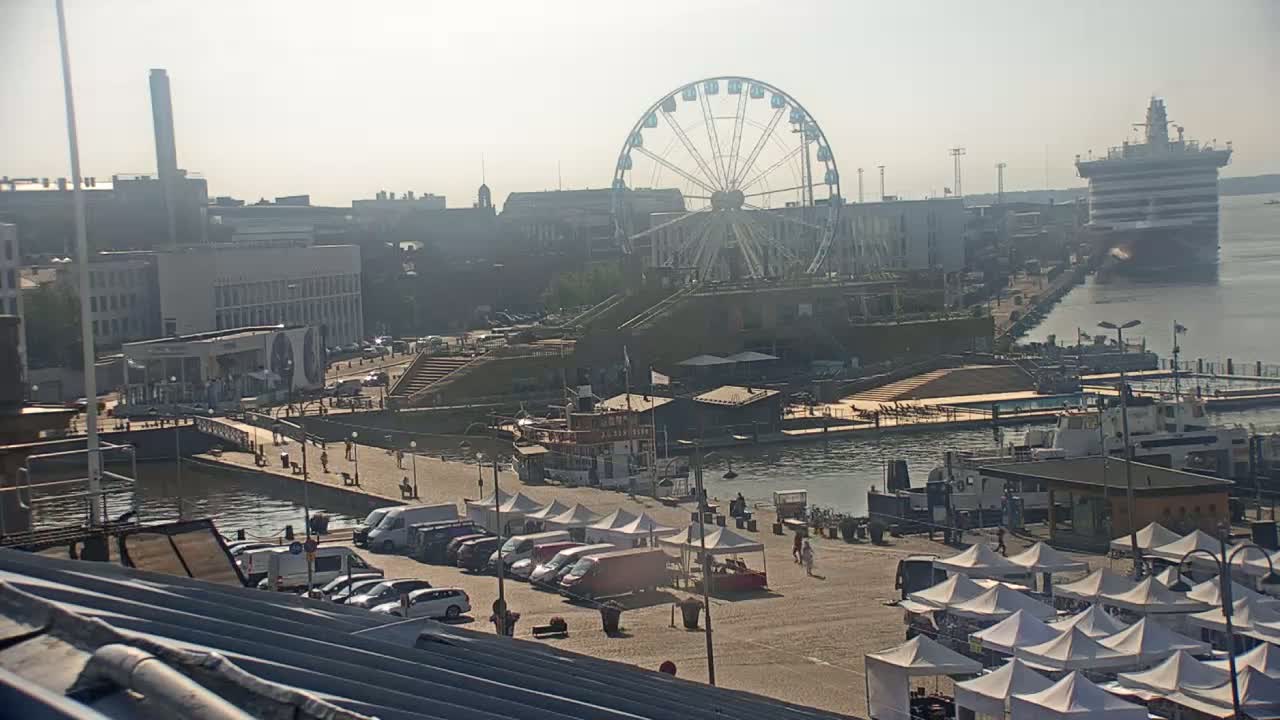Helsinki Port & City from South Harbour Live Cam - Katajanokka, Helsinki, Uusimaa, Finland