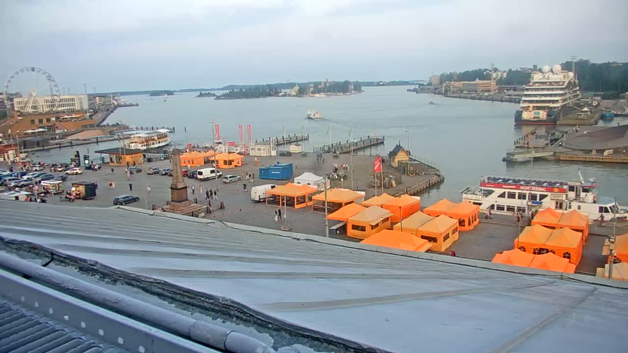 Helsinki Port & City from South Harbour Live Cam - Katajanokka, Helsinki, Uusimaa, Finland