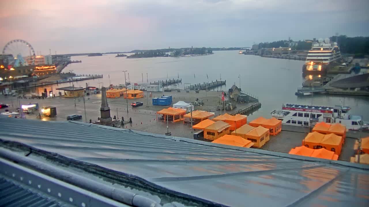 Helsinki Port & City from South Harbour Live Cam - Katajanokka, Helsinki, Uusimaa, Finland