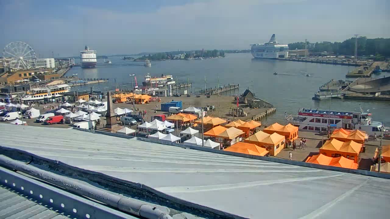 Helsinki Port & City from South Harbour Live Cam - Katajanokka, Helsinki, Uusimaa, Finland