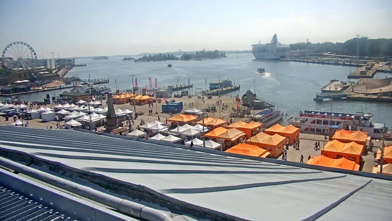 Helsinki Port & City from South Harbour Live Cam - Katajanokka, Helsinki, Uusimaa, Finland