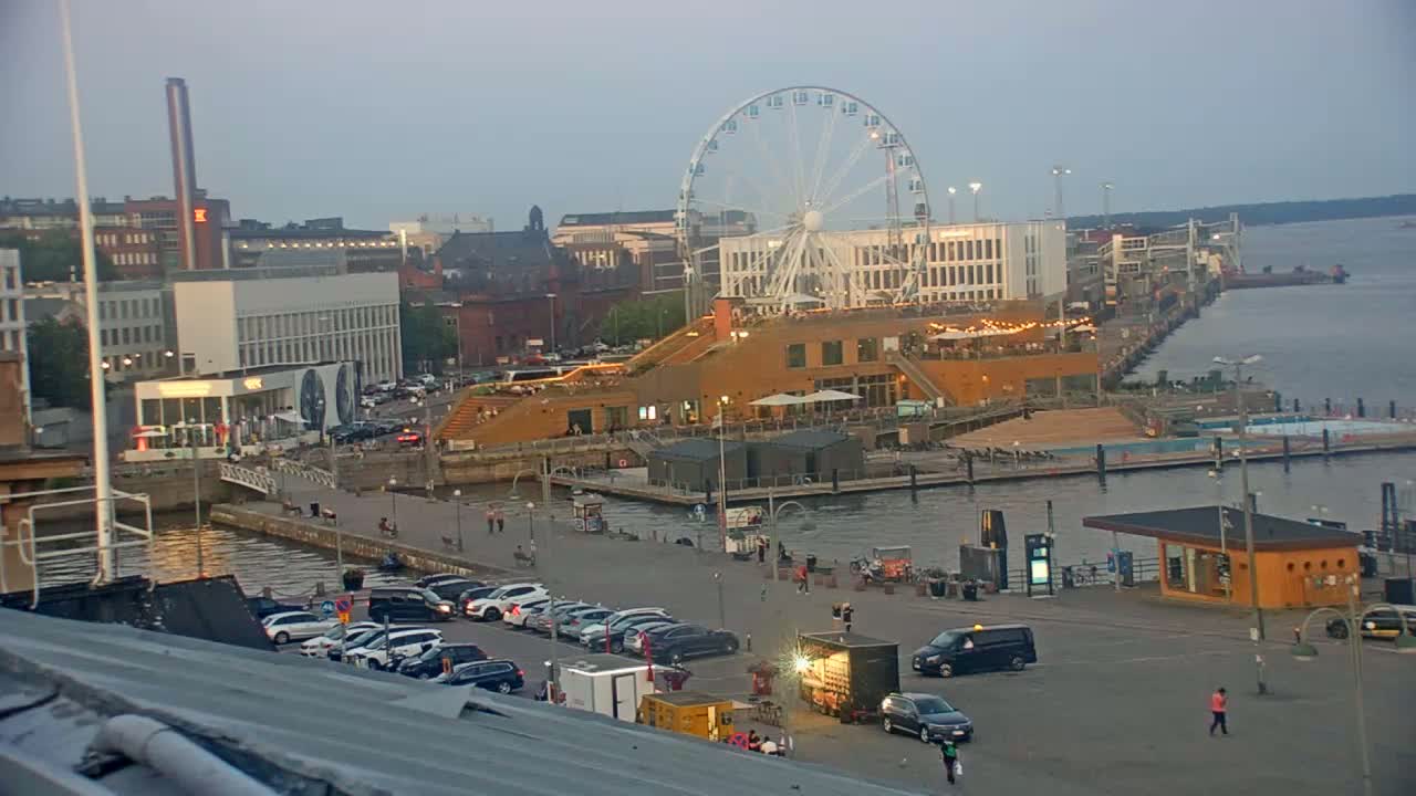 Helsinki Port & City from South Harbour Live Cam - Katajanokka, Helsinki, Uusimaa, Finland