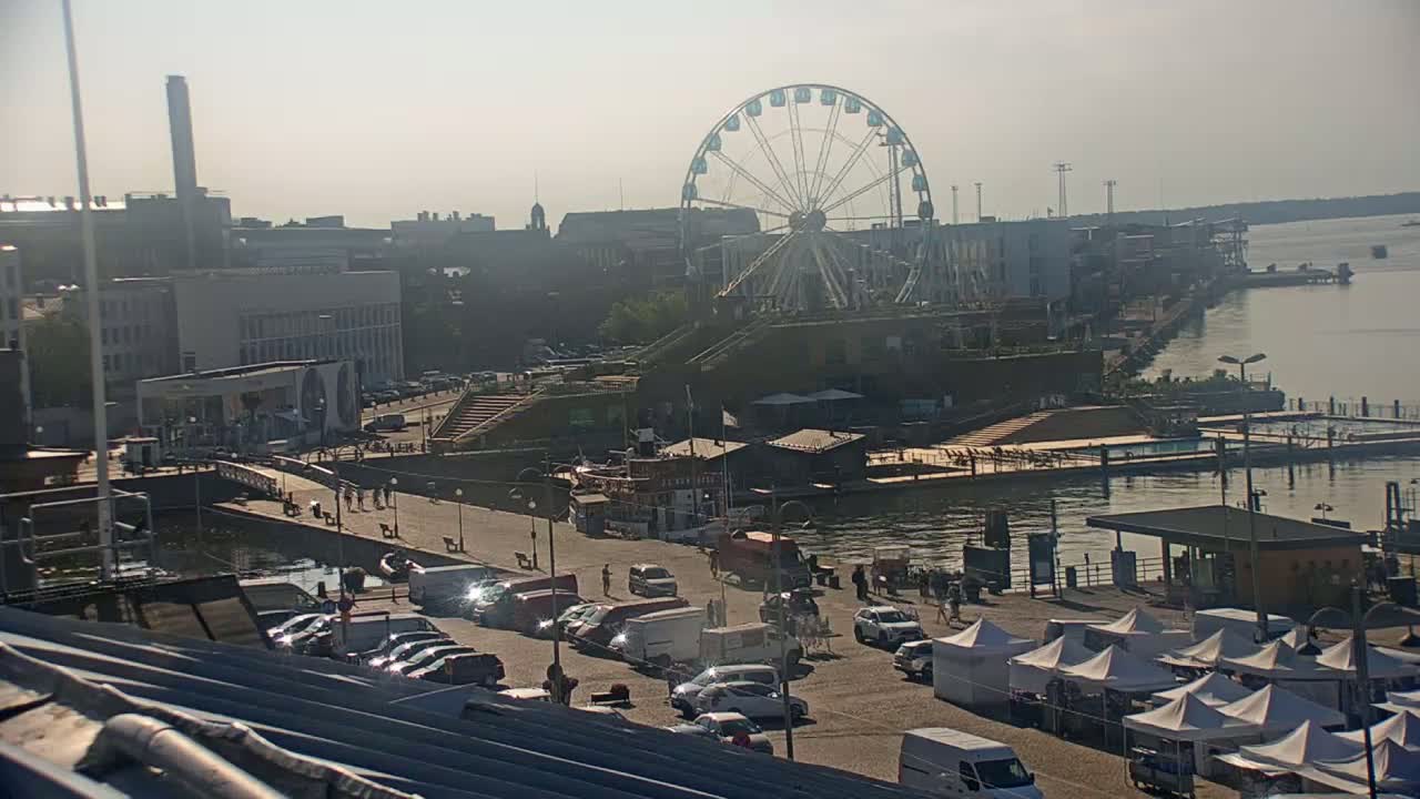 Helsinki Port & City from South Harbour Live Cam - Katajanokka, Helsinki, Uusimaa, Finland