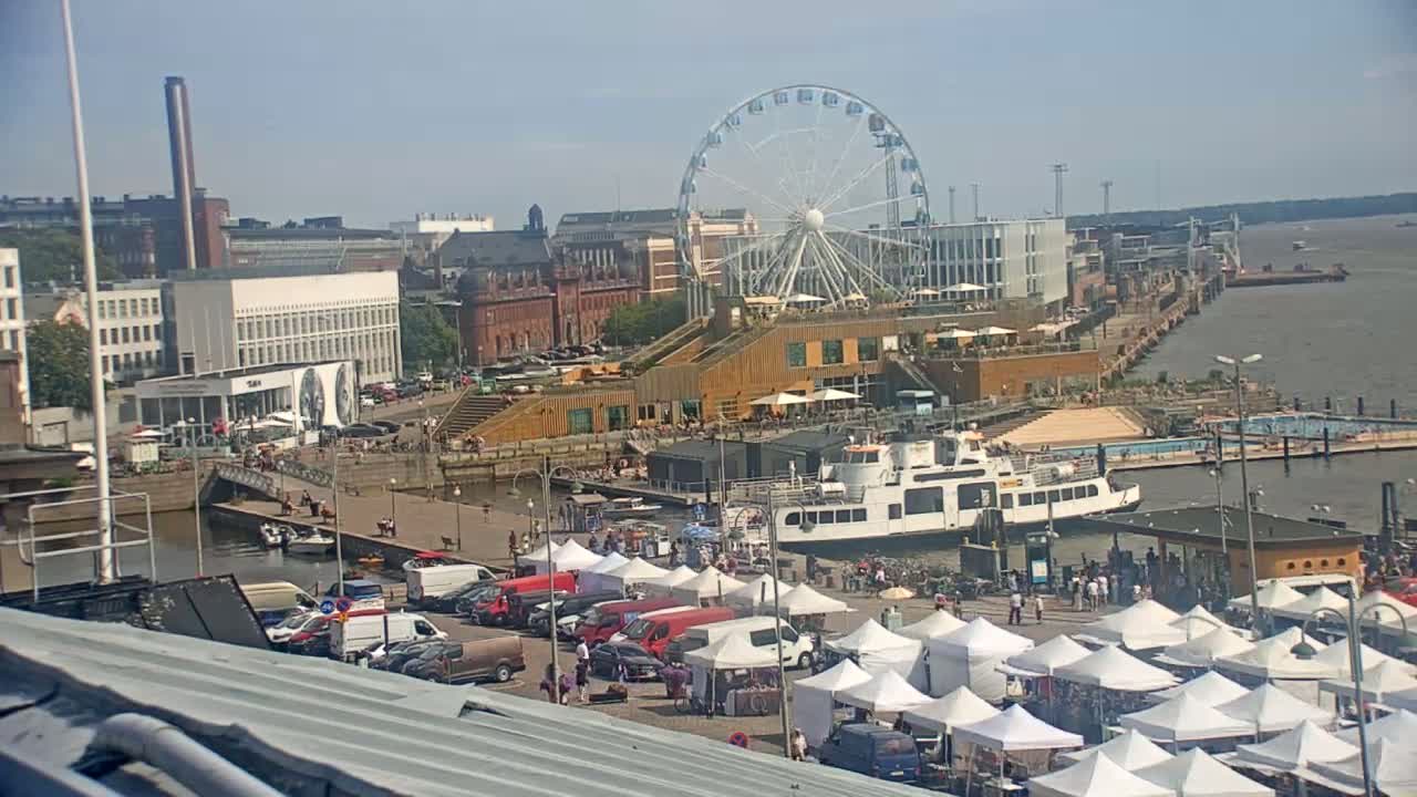 Helsinki Port & City from South Harbour Live Cam - Katajanokka, Helsinki, Uusimaa, Finland