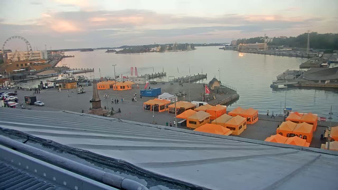 Helsinki Port & City from South Harbour Live Cam - Katajanokka, Helsinki, Uusimaa, Finland
