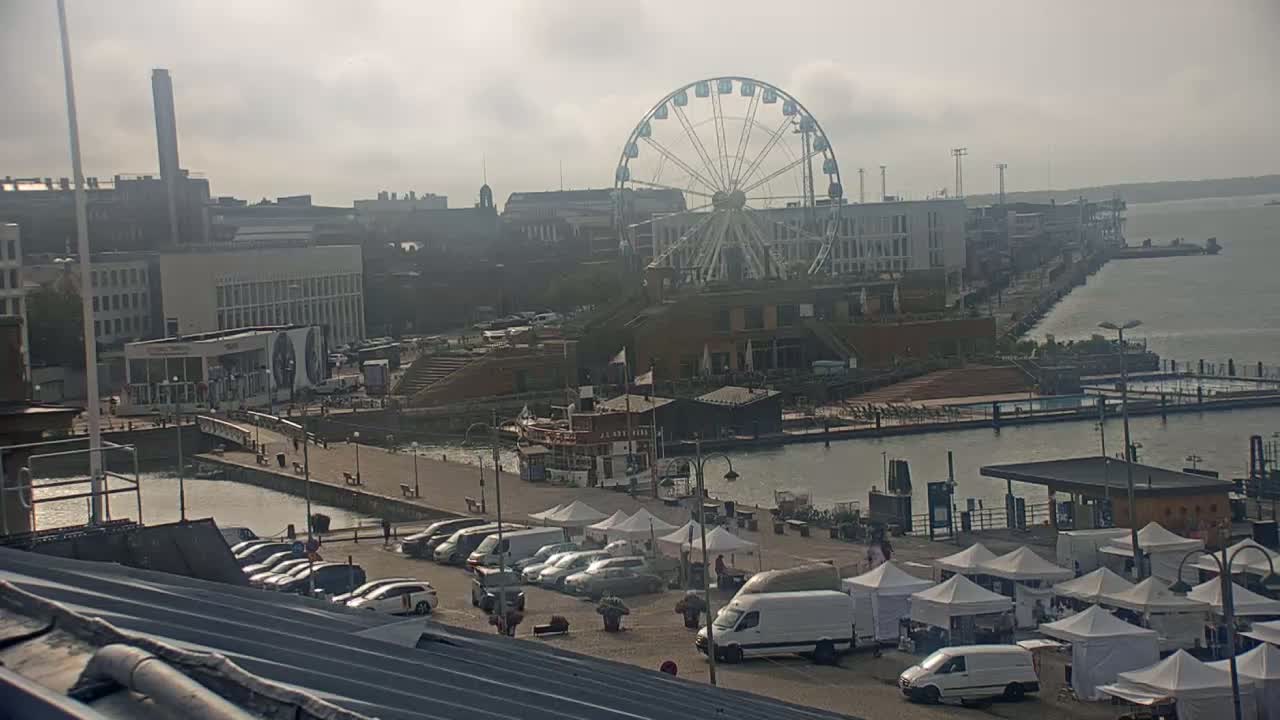 Helsinki Port & City from South Harbour Live Cam - Katajanokka, Helsinki, Uusimaa, Finland