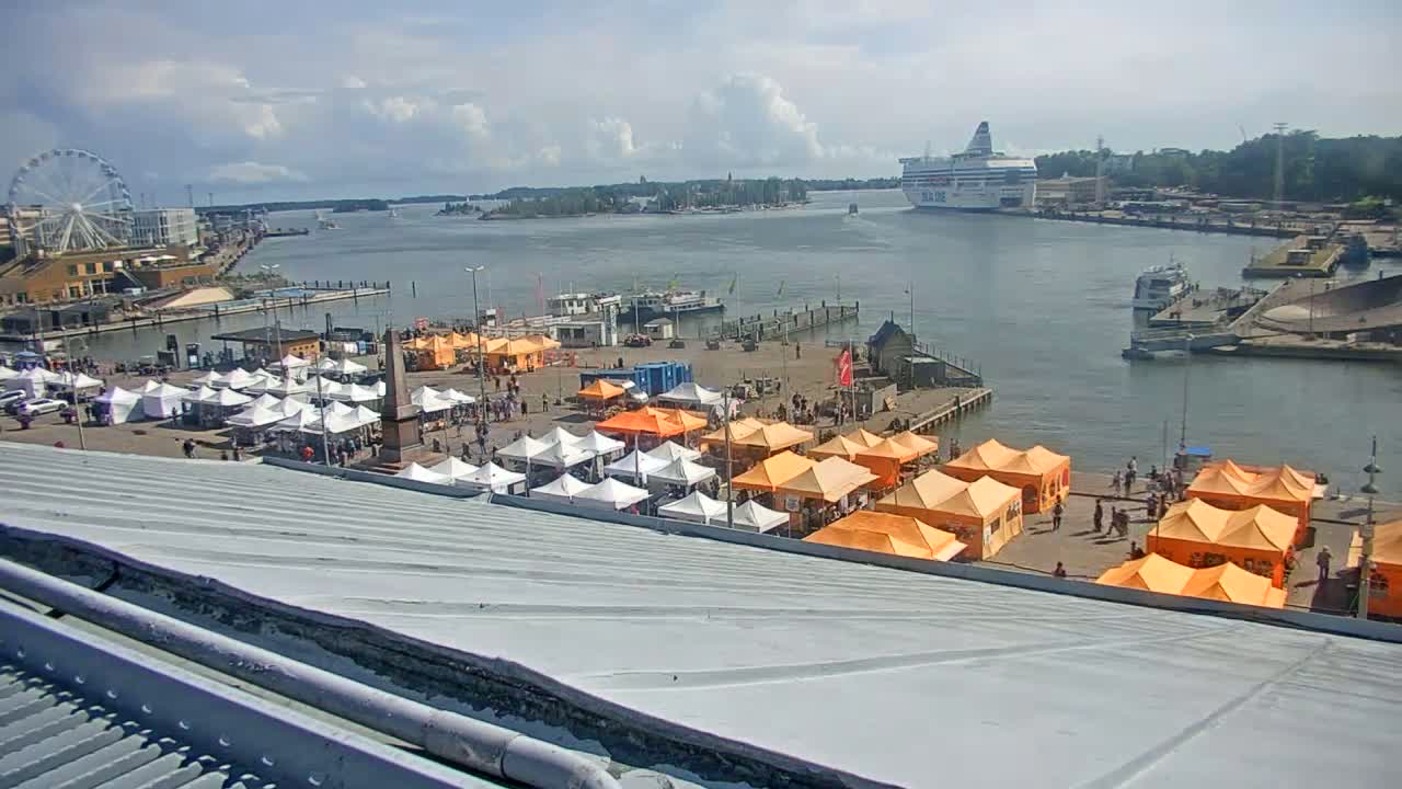 Helsinki Port & City from South Harbour Live Cam - Katajanokka, Helsinki, Uusimaa, Finland