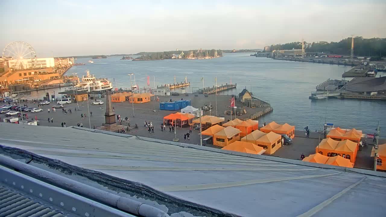 Helsinki Port & City from South Harbour Live Cam - Katajanokka, Helsinki, Uusimaa, Finland