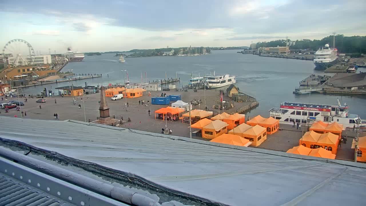 Helsinki Port & City from South Harbour Live Cam - Katajanokka, Helsinki, Uusimaa, Finland