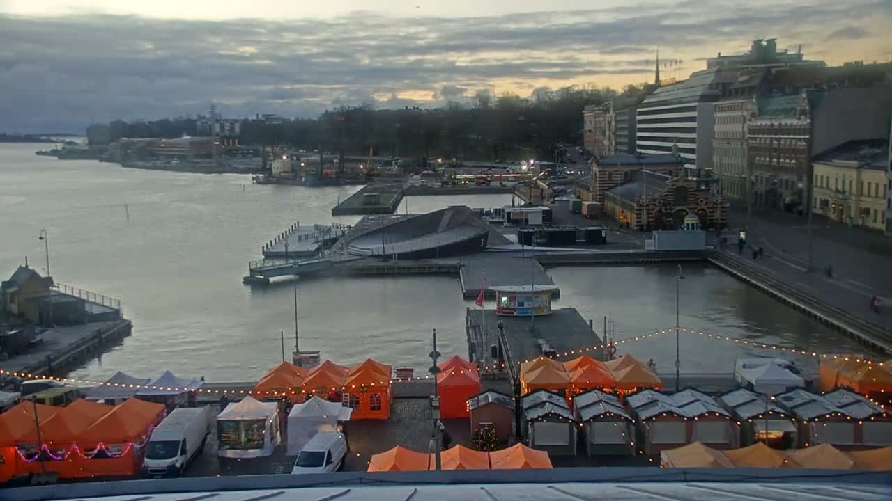 Helsinki Port & City from South Harbour Live Cam - Katajanokka, Helsinki, Uusimaa, Finland