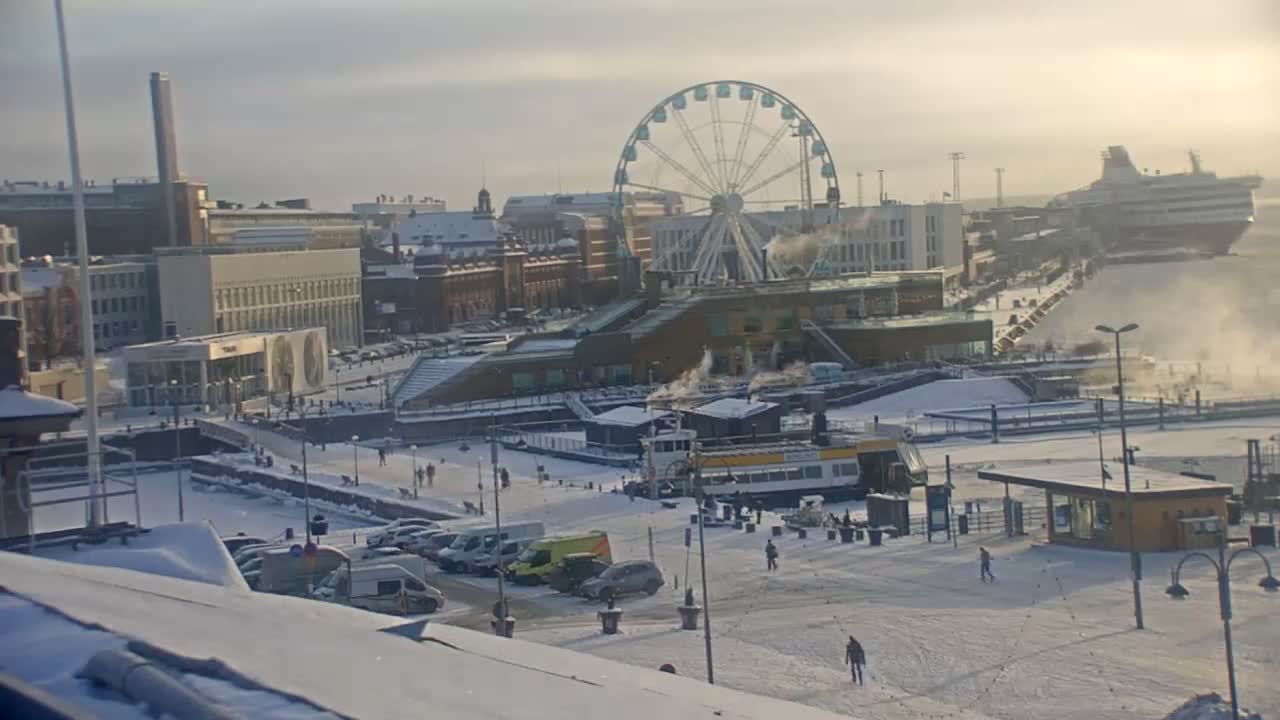 Helsinki Port & City from South Harbour Live Cam - Katajanokka, Helsinki, Uusimaa, Finland