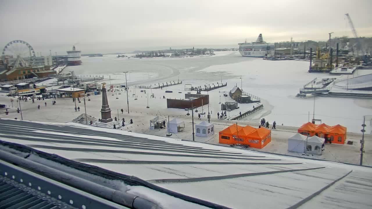 Helsinki Port & City from South Harbour Live Cam - Katajanokka, Helsinki, Uusimaa, Finland