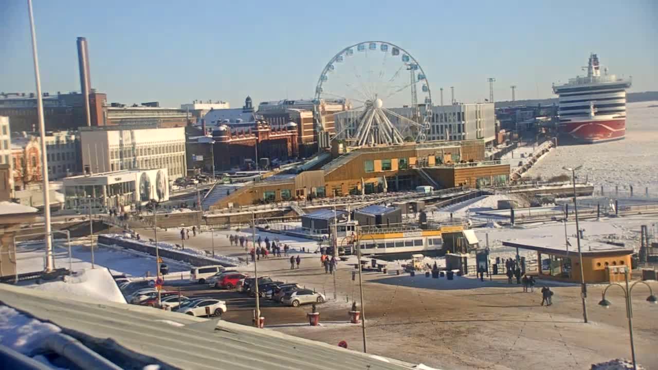 Helsinki Port & City from South Harbour Live Cam - Katajanokka, Helsinki, Uusimaa, Finland
