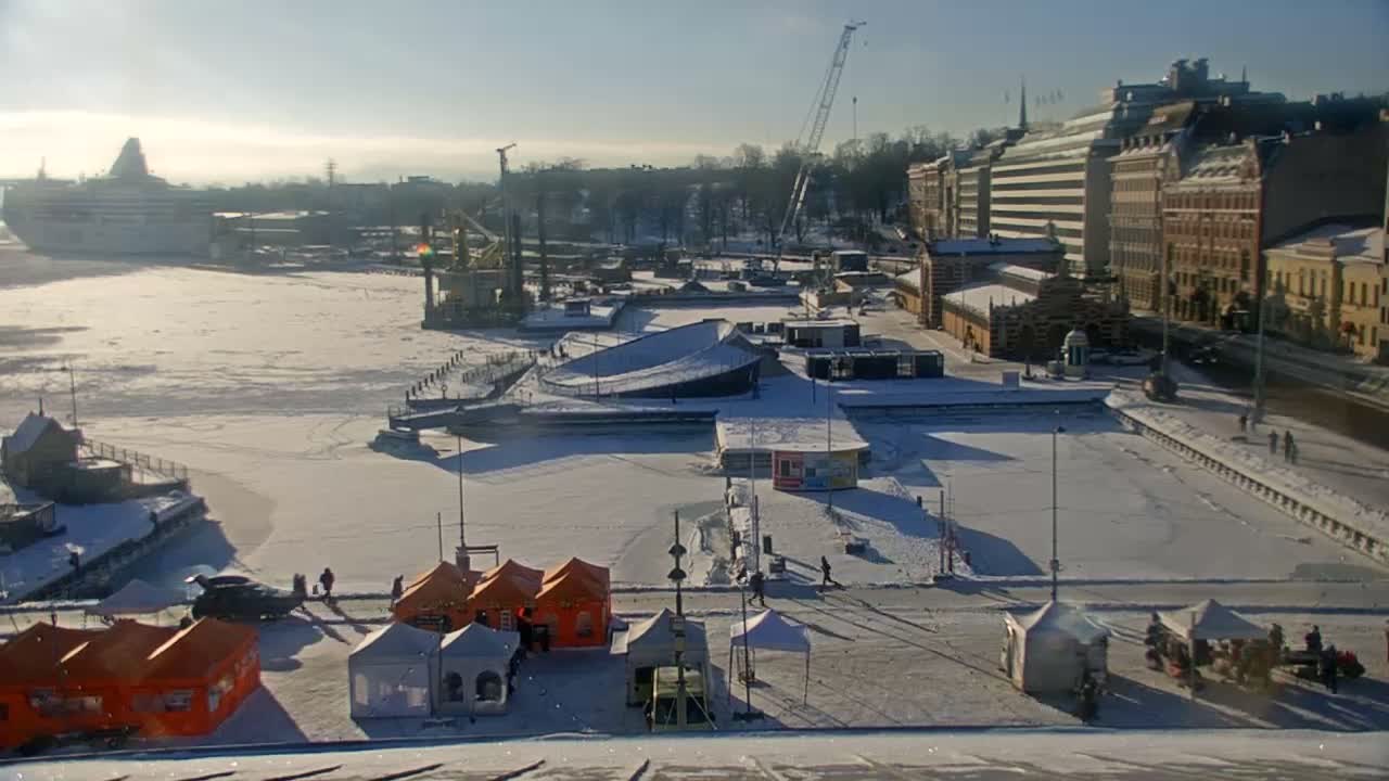 Helsinki Port & City from South Harbour Live Cam - Katajanokka, Helsinki, Uusimaa, Finland